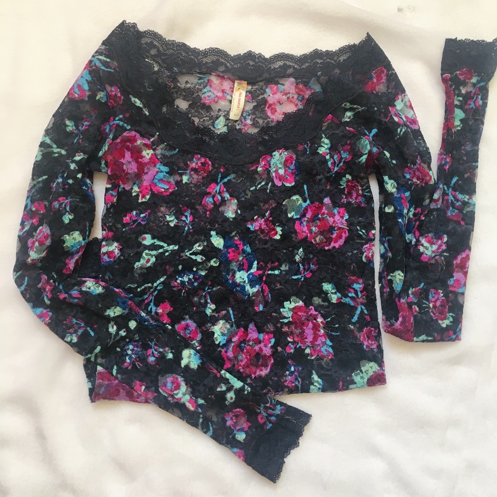 free people lace layering top!